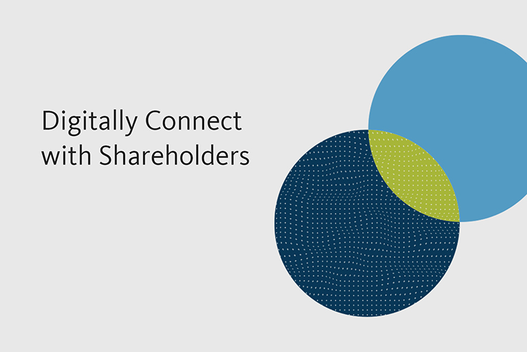 Digitally Connect With Shareholders