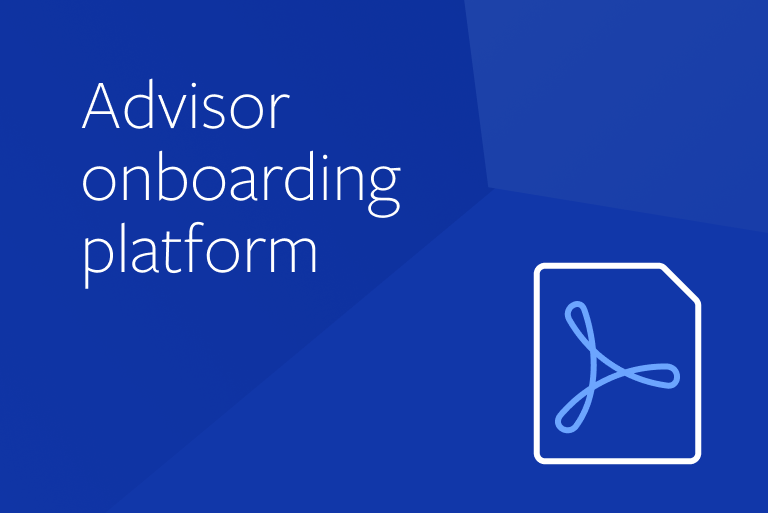 Advisor Onboarding Solution